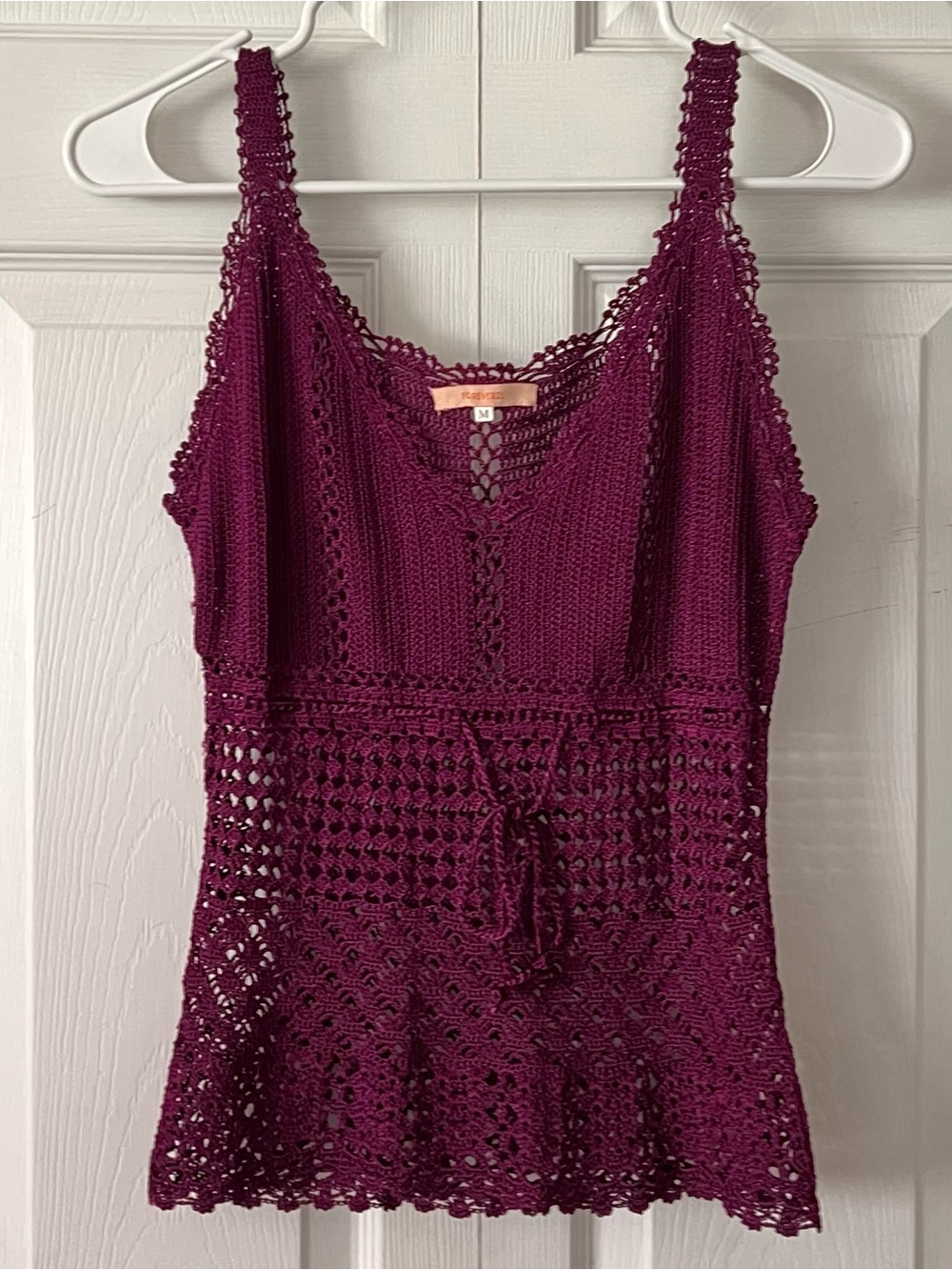 Forever 21 Crochet Sleeveless Top